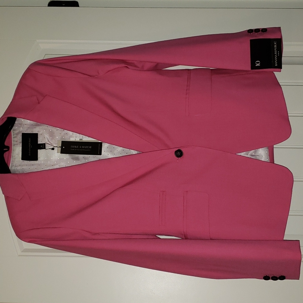 Banana Republic Pink Blazer NWT